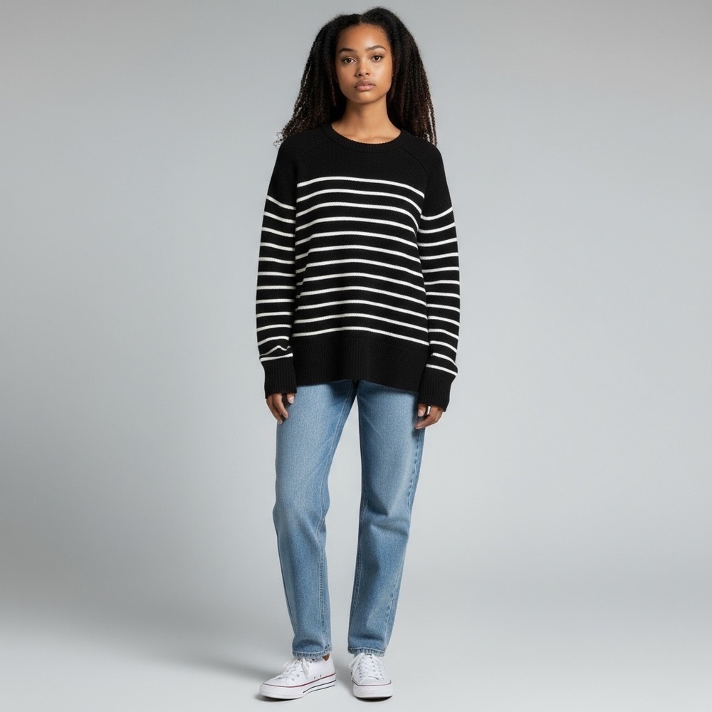 Zara Elegant Black Knitwear